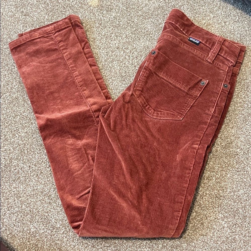 Patagonia stretch corduroy organic cotton straight leg skinny pants